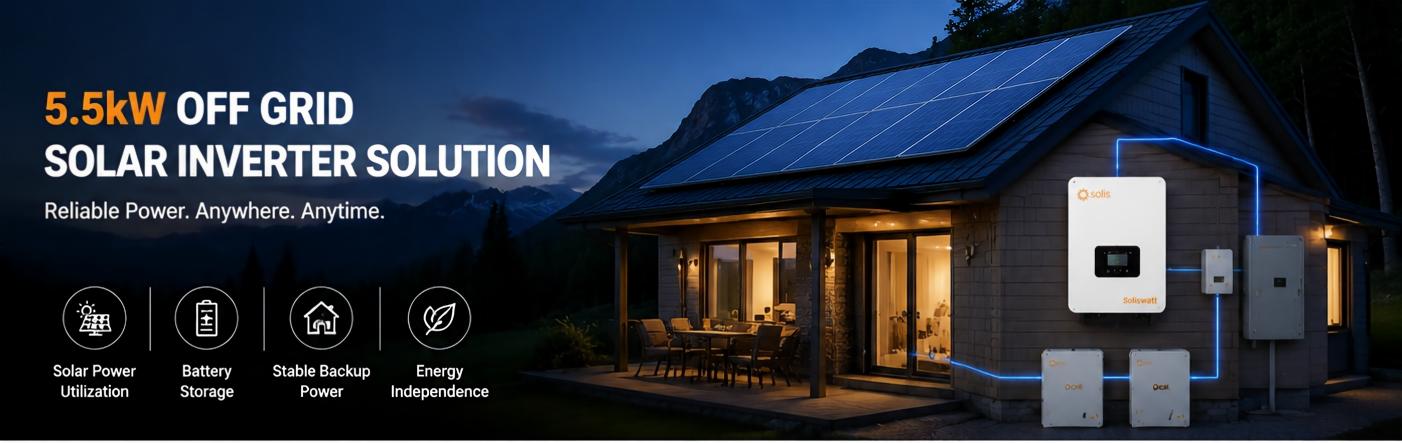 5kW off grid solar inverter solution for home solar energy independence